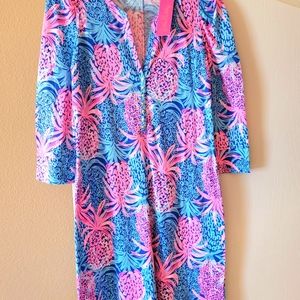 Lilly Pulitzer dress-small-Borealis blue tropic low down